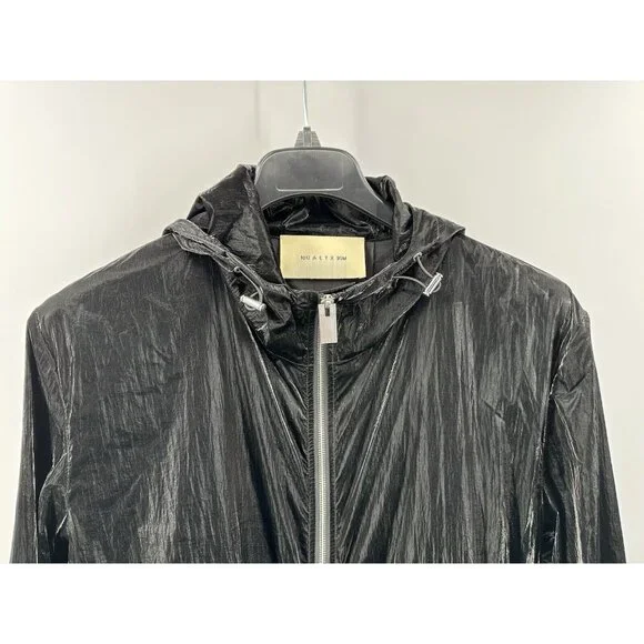 1017 Alyx 9SM Nightrider Shell Jacket Black Size 2XL slim-fit (F-4)